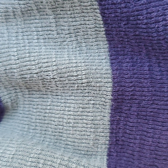 Merona Sweater Womens Size S Petite green block green blue 100% cotton - Picture 8 of 8